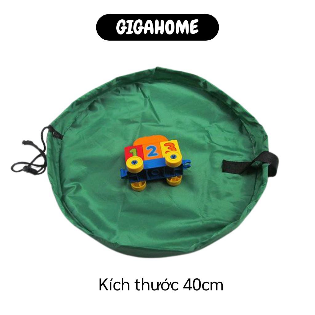 Đồ chơi trẻ em  GIÁ VỐN Thảm đựng đồ gấp gọn (45cm) - Túi đựng đồ chơi trẻ em vừa là thảm cho bé chơi đùa 6954