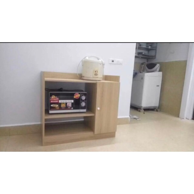 Kệ bếp, kệ để lò vi sóng 1 cánh tủ bằng gỗ công nghiệp - HOME DECOR