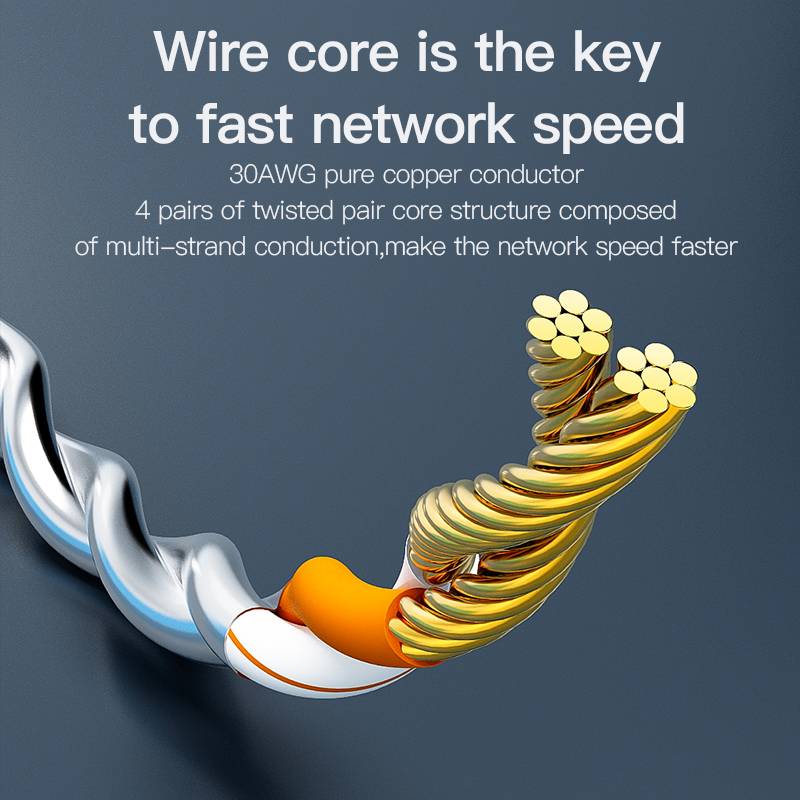 Dây cáp mạng U-KCOM CAT8 CAT7 CAT6 RJ45 Cat 8 7 6 dành cho Laptop PS4 ADSL