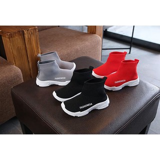 Bốt chun co dãn cổ cao cho bé trai bé gái size 22-39