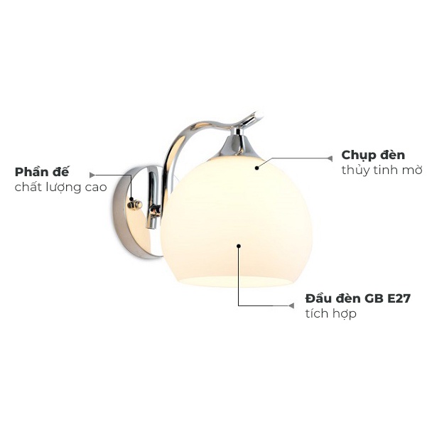 Đèn tường ATH LIGHTING phong cách châu âu hiện đại sang trọng dùng trang trí phòng ngủ, phòng khách, cầu thang