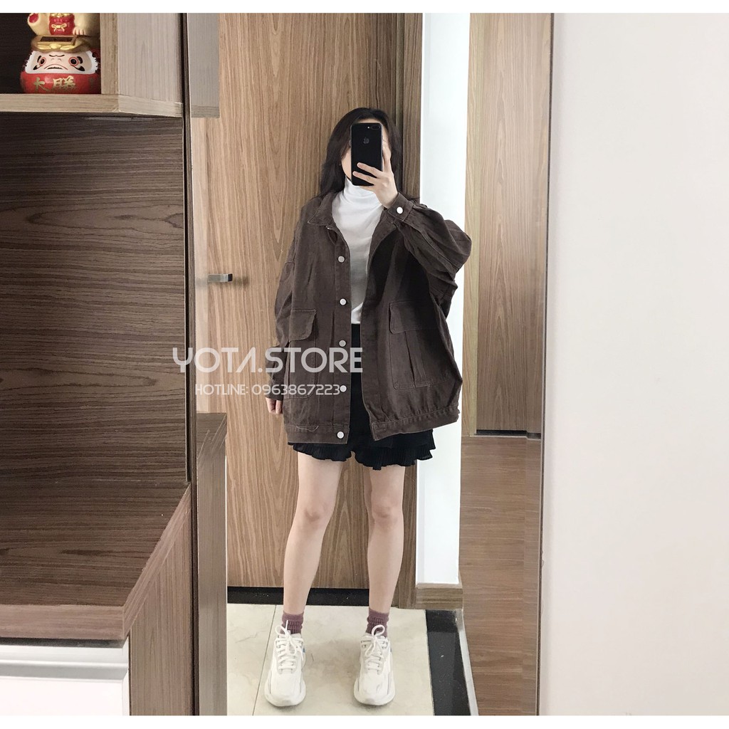 Áo khoác jeans màu - CV39 | BigBuy360 - bigbuy360.vn