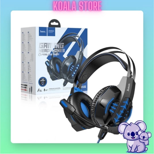 Tai Nghe Gaming Hoco W102, Tai Nghe Chụp Tai Chính Hãng Bảo Hành 1 Năm