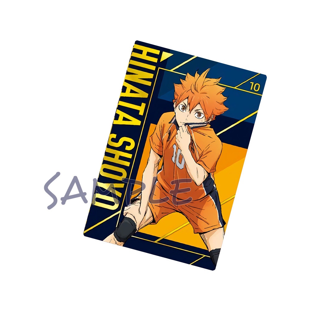 M4 Ảnh thẻ in hình HAIKYUU!! Vua Bóng Chuyền card bo góc viền 5*8cm anime chibi sưu tầm độc đáo