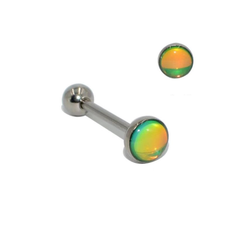 Khuyên Lưỡi Đính Đá - Khuyên Lưỡi Nhiều Màu - Khuyên thép y tế không gỉ - Khuyên Xỏ Lưỡi Nhiều Màu