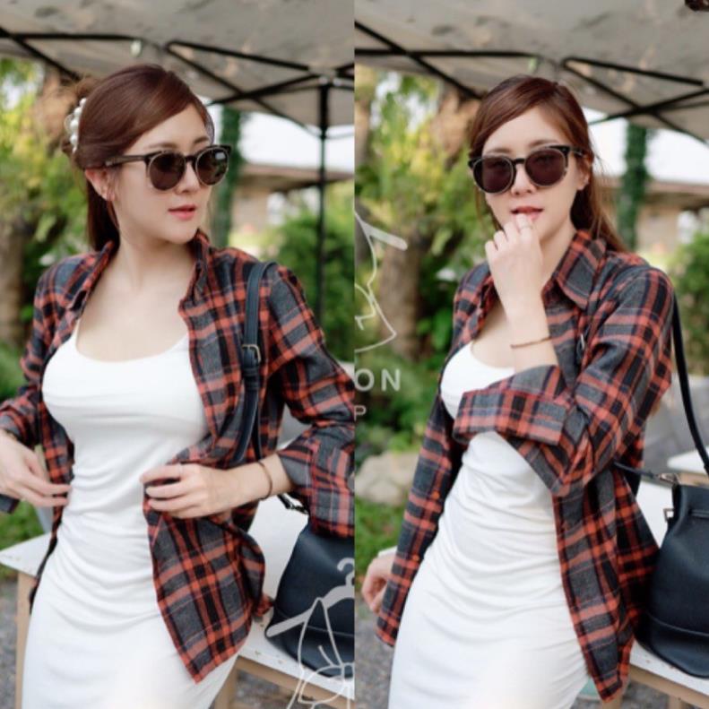 Áo sơ mi Burberry tay dài thời trang cho nữ 18 tuổi *