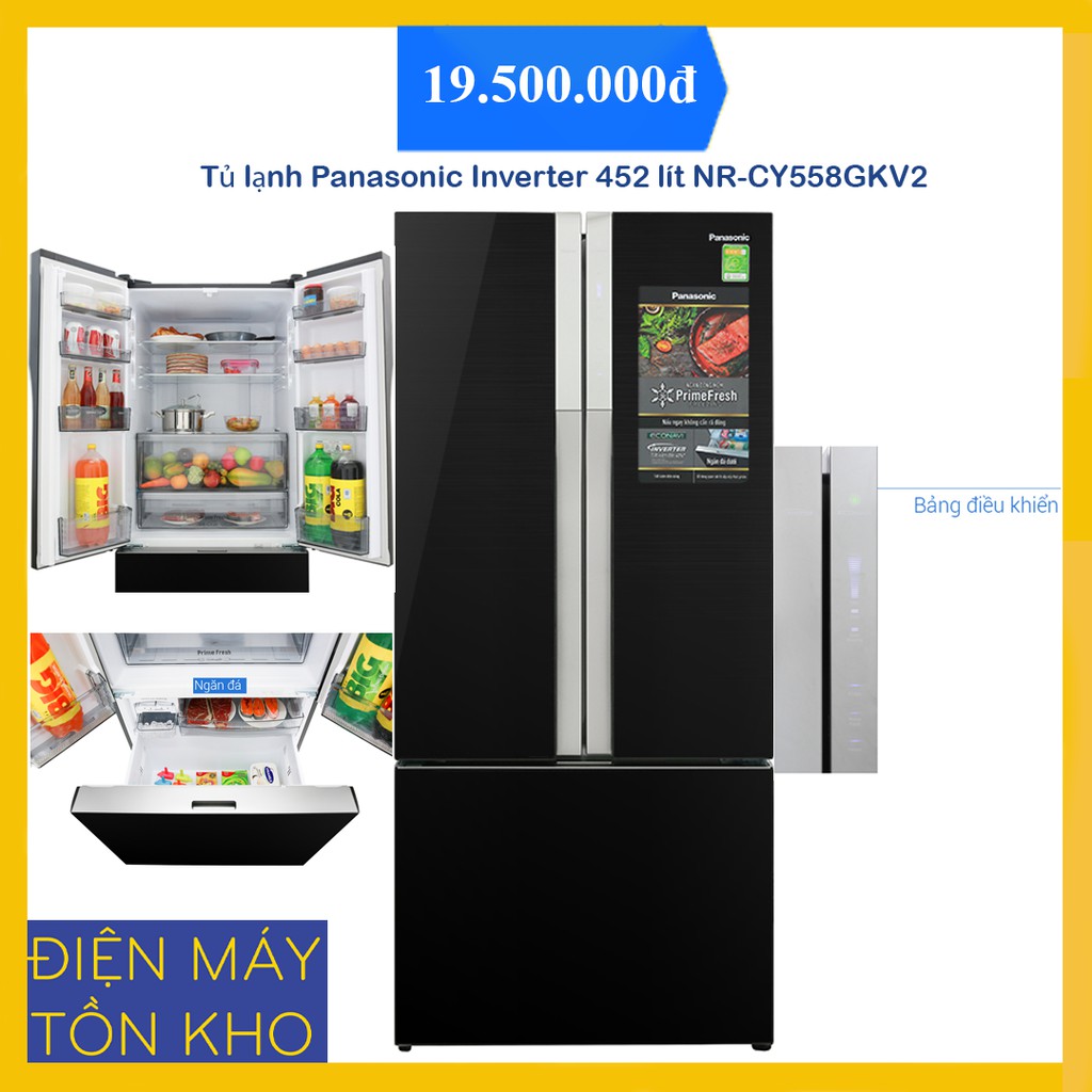 Tủ lạnh Panasonic Inverter 452 lít NR-CY558GKV2