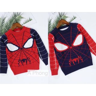 Áo len siêu nhân 2 lớp hàng quảng châu sz 110-140
