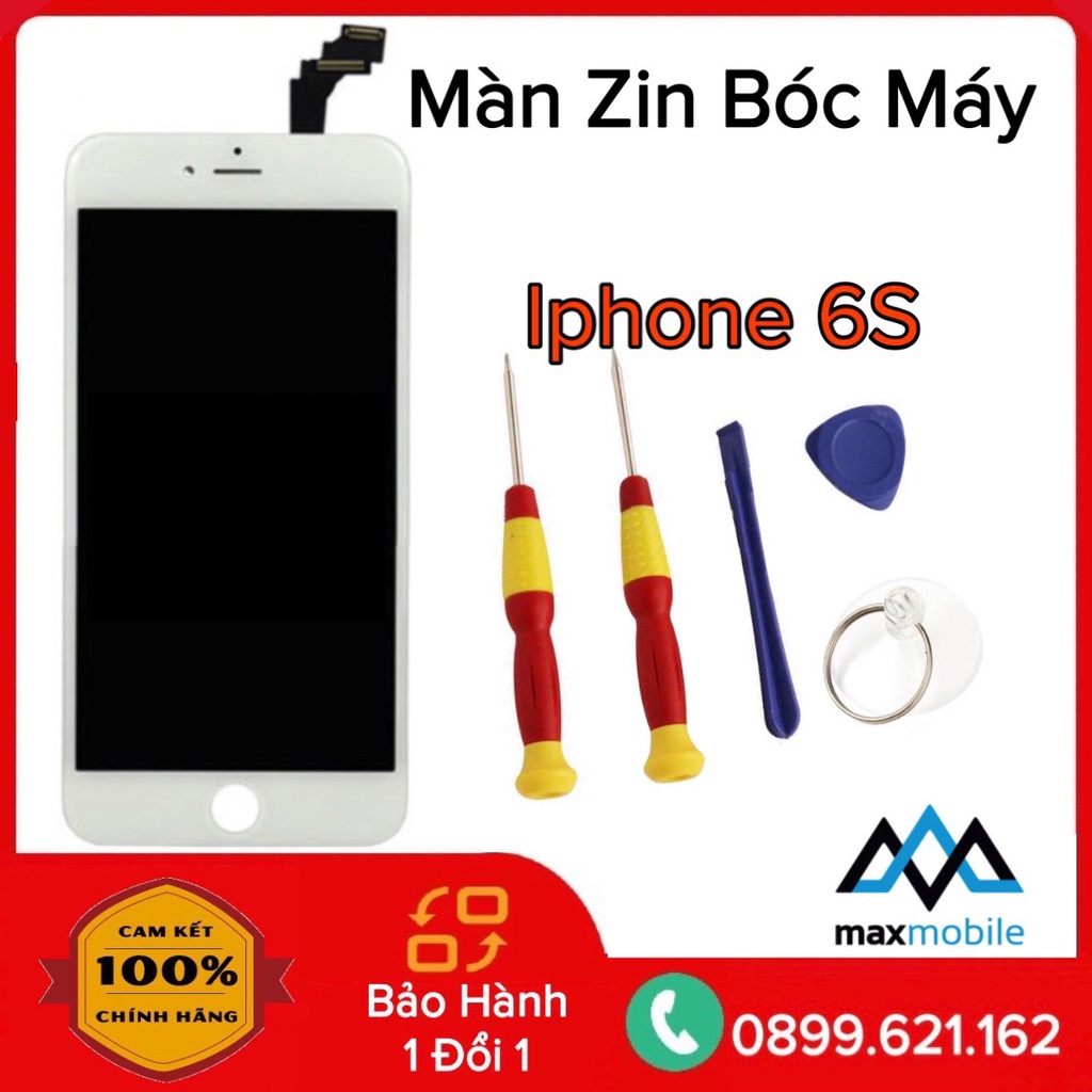 MÀN HÌNH iphone 6s zin bóc máy,tặng cường lực