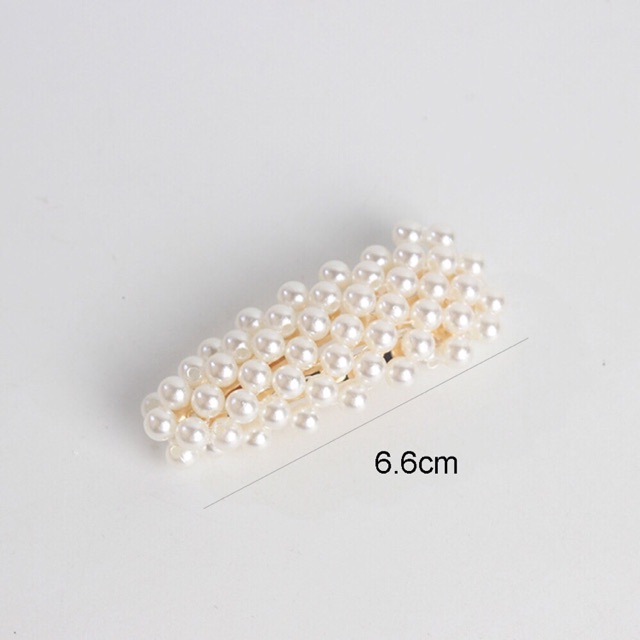 Kẹp Tóc Đính Ngọc Trai Giả Phong Cách Hàn Quốc Xinh Xắn Cho Nữ