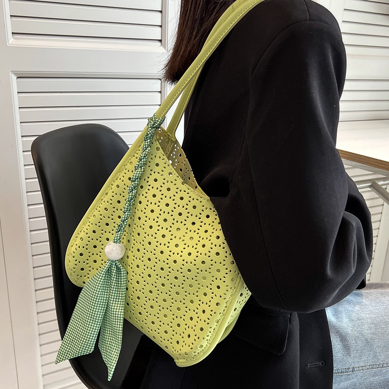 IELGY Túi Đeo Vai Cỡ Lớn Đục Lỗ Rỗng Thời Trang Cho Nữ