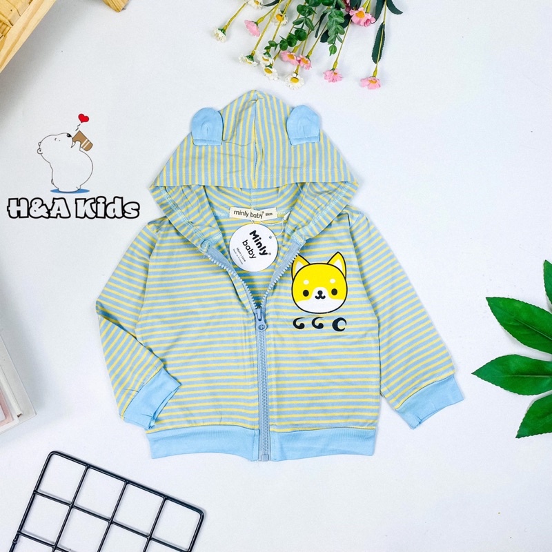 Áo khoác cho bé 17-29kg ,sọc dệt Visco hàng Baby siêu mịn , siêu mát .