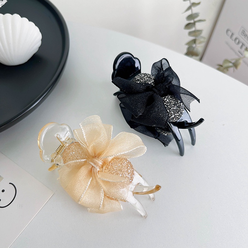 Kẹp Tóc Đính Nơ Xinh Xắn Thiết Kế Mới Thời Trang Theo Phong Cách Nhật Hàn