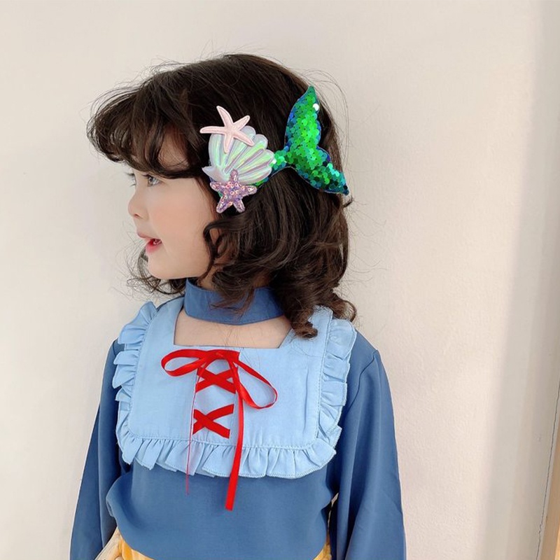 ✨✨Kẹp Tóc Hình Sao Biển Hoạt Hình Dễ Thương Cho Bé Gái