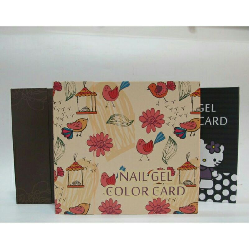 sổ bảng màu móng sơn 120 ô