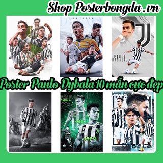 Poster paulo dybala, ảnh dán tường paulo dybala, poster bóng đá có in theo yêu cầu