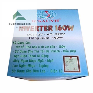Bộ Chuyển Đổi Điện Áp INVERTER 12V Lên 220V 160W