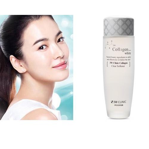 Nước Hoa Hồng 3W Clinic Collagen White Clear Softener 150ml