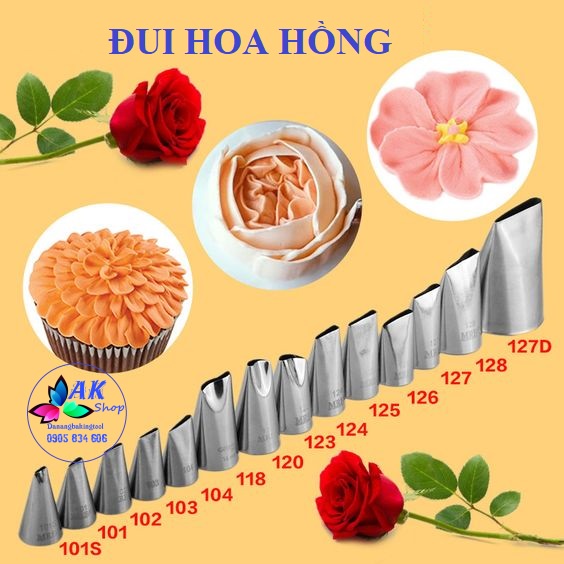 ĐUI BĂT KEM HOA HỒNG