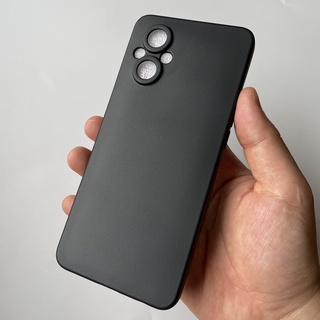 Ốp lưng silicon đen nhám cho Oppo Reno 7Z 5G không bám vân tay, khoét riêng từng mắt camera.