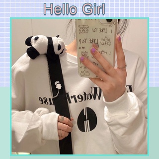 Ghim cài áo hình gấu trúc hoạt hình nhồi bông phong cách Nhật Bản dễ thương dành cho nữ