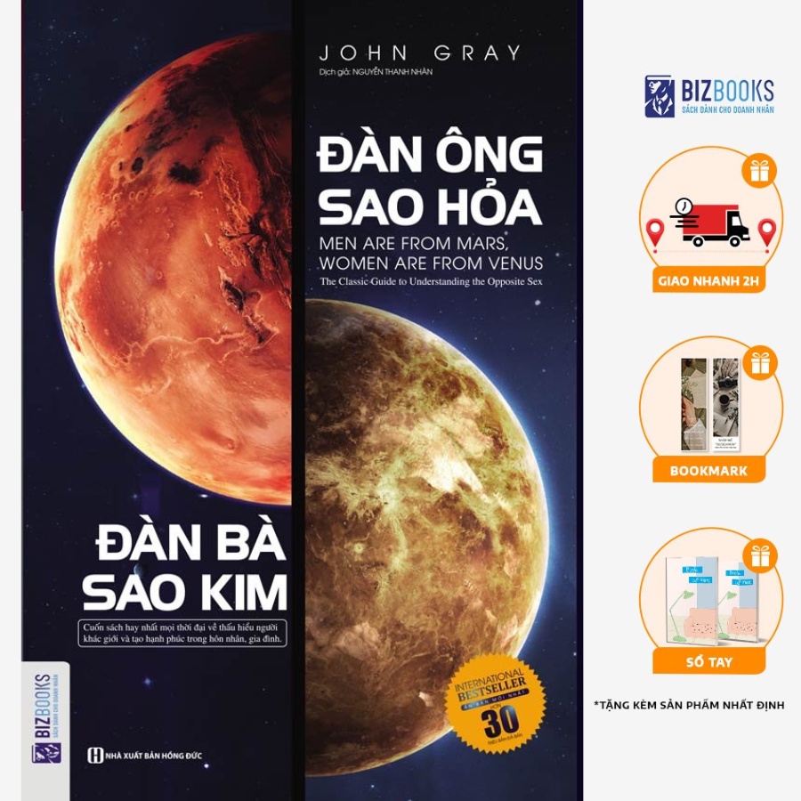 BIZBOOKS - Sách Đàn ông sao hỏa, đàn bà sao Kim