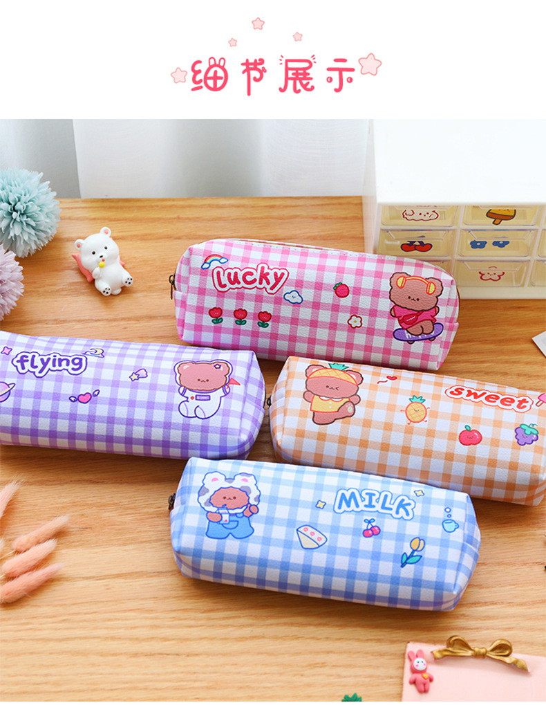 Túi Đựng Đồ Văn Phòng Phẩm Có Khóa Kéo Đa Năng Sáng Tạo