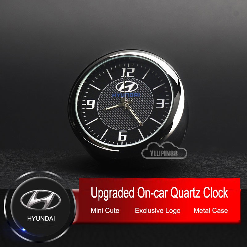 Đồng Hồ Điện Tử Mini Màu Dạ Quang Gắn Lỗ Thông Gió Xe Hơi Hyundai Tucson Getz Matrix Elantra I10 I20 I30 Ix35 Starex Verna Dynasty Eon Sedan Aero Reina Grace Kona Sta Atoz