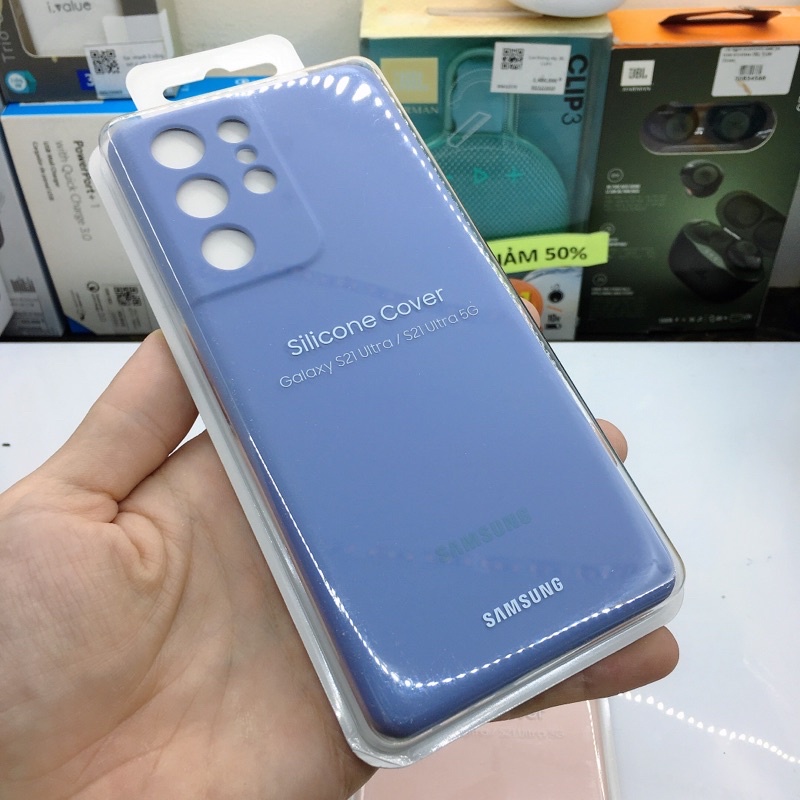 Chính Hãng Nguyên Seal - Ốp lưng Samsung Galaxy S21 Ultra 5G Silicone Cover