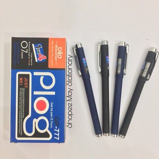 Hộp 12 bút mực nước Plog GP-777 0.7mm Biao Dian, Plog GP-777 0.7mm Biao Dian gel ink pen 12pcs