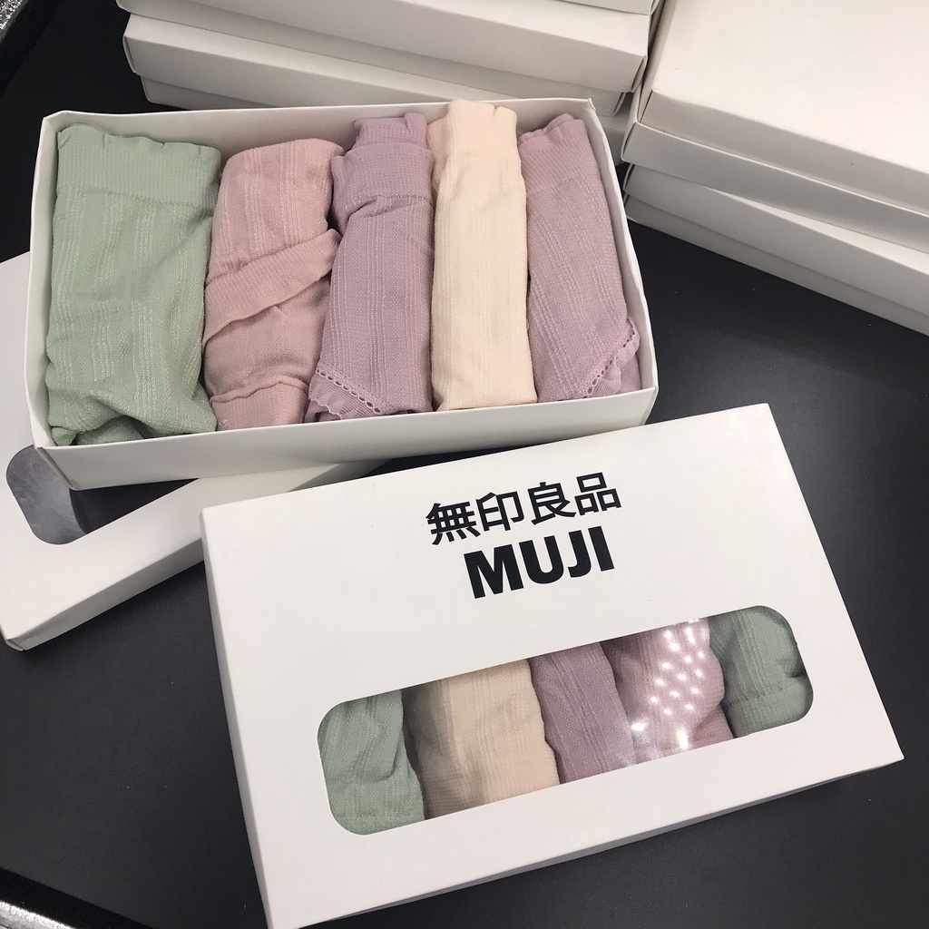Quần Lót Nữ Muji Xuất Nhật, Quần Lót Cotton 365 Dệt Kim