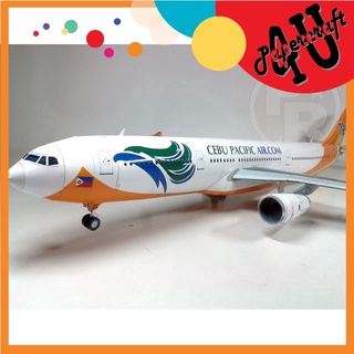 Mô hình giấy 3D  máy bay A330-343X Cebu Pacific tỉ lệ 1/100