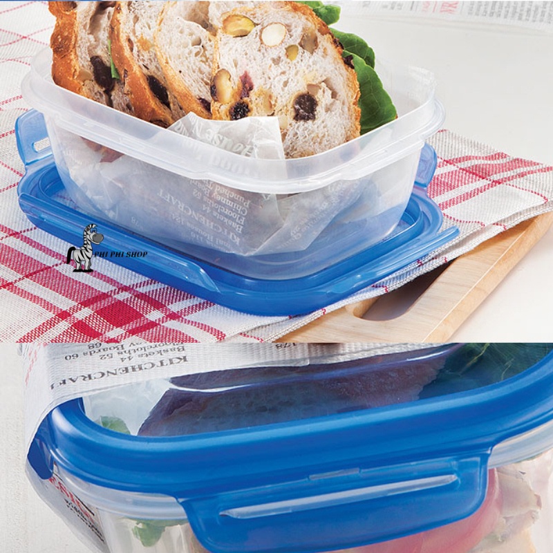 Hộp bảo quản Lock&Lock Sound Lock dung tích 240ml đến 1.5L hình chữ nhật LEP552 LEP511 LEP531 LEP532 LEP551