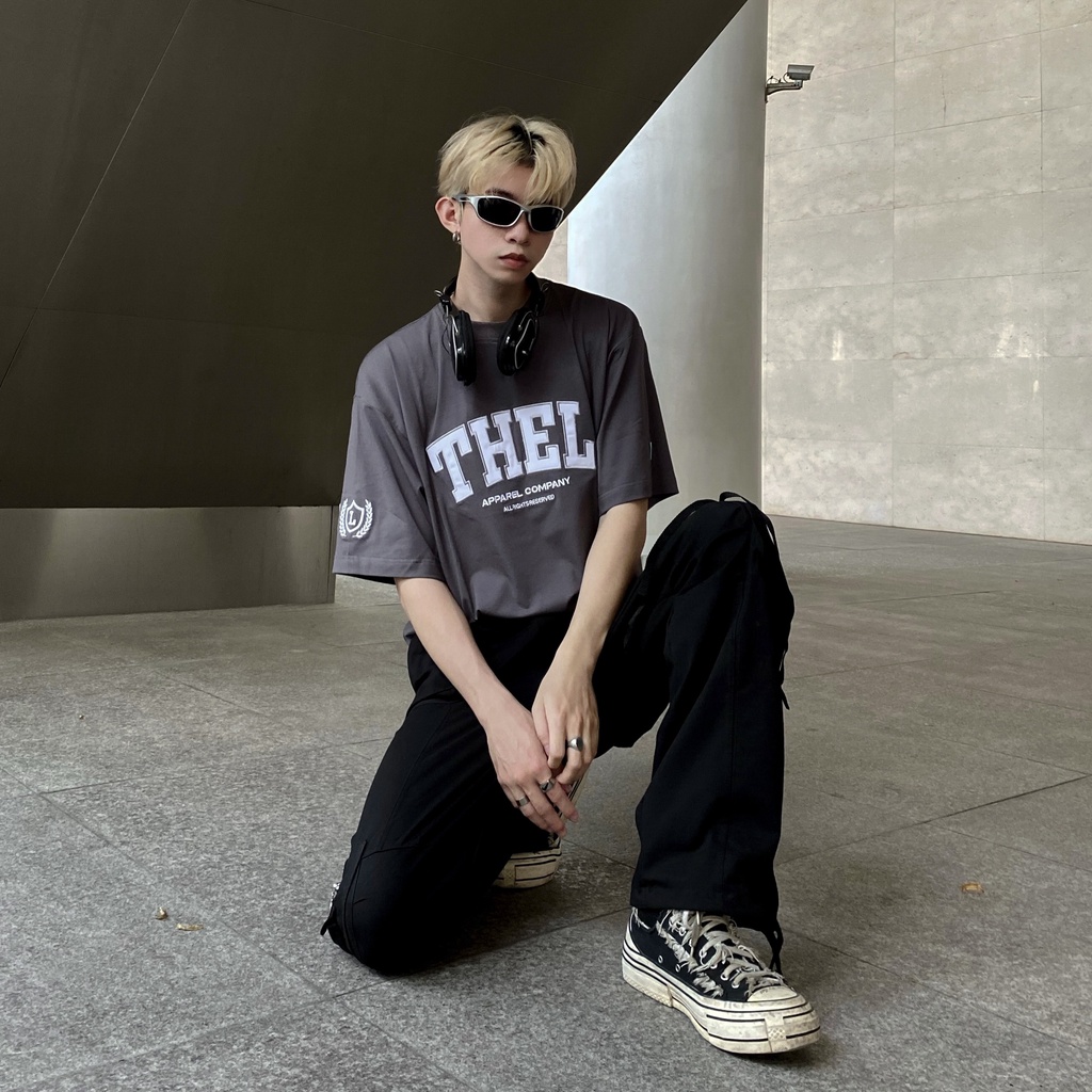 THELSTUDIOS Áo thun thêu Logo THEL