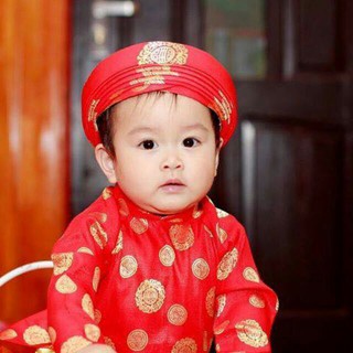 [ chất lượng ] Áo dài gấm bé trai cao cấp