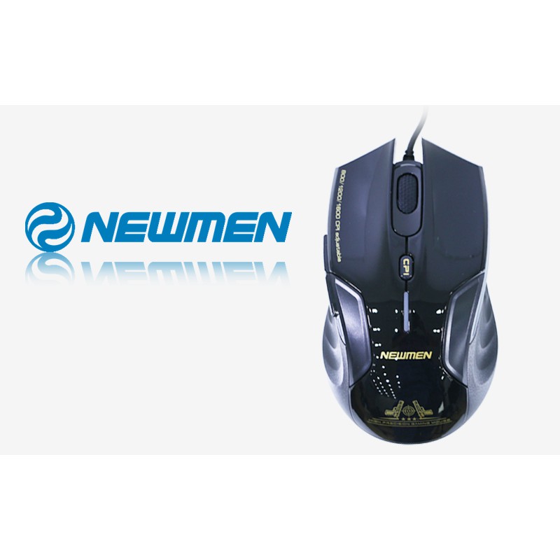 Chuột Dây Quang Gaming NEWMEN G7 Plus Đen