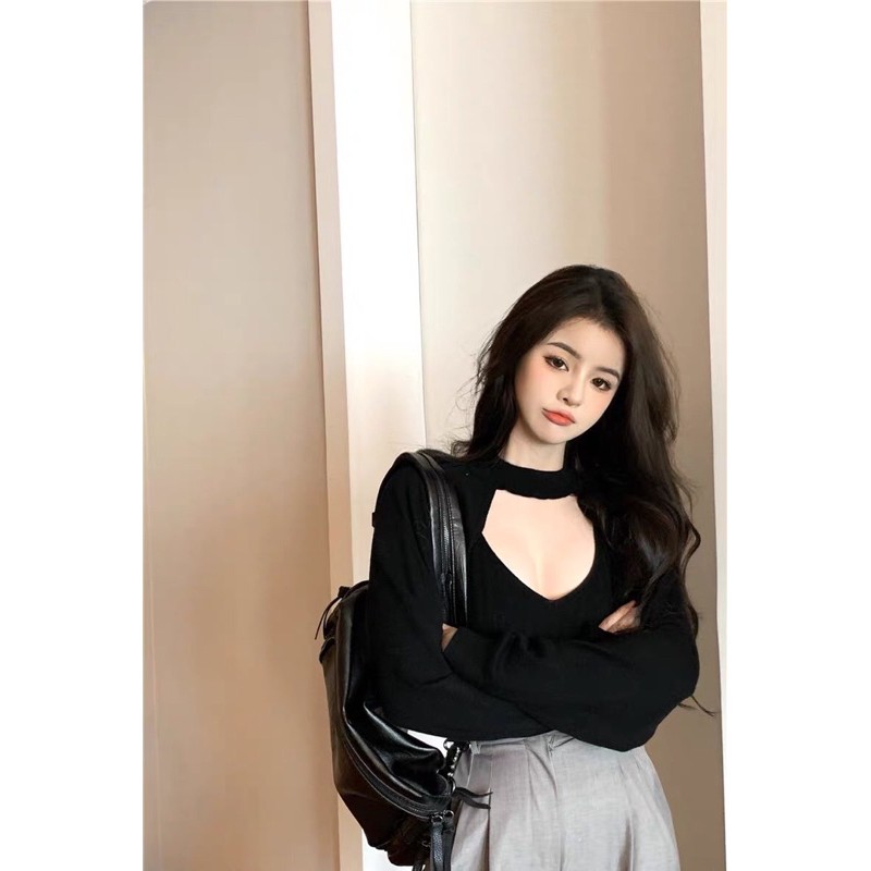 SET Áo Dây + Khoác Tay Dài Len Siêu Hot | BigBuy360 - bigbuy360.vn