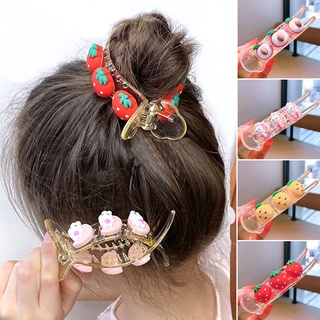 Kẹp tóc thiết kế họa tiết hoạt hình phong cách Hàn Quốc dễ thương cho bé gái