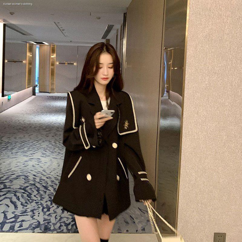 Áo Khoác Không Tay Cổ Thủy Thủ Cá Tính Dành Cho Nữ | BigBuy360 - bigbuy360.vn