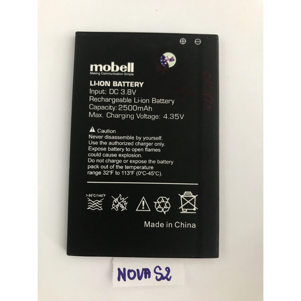 Pin Mobell Nova S2