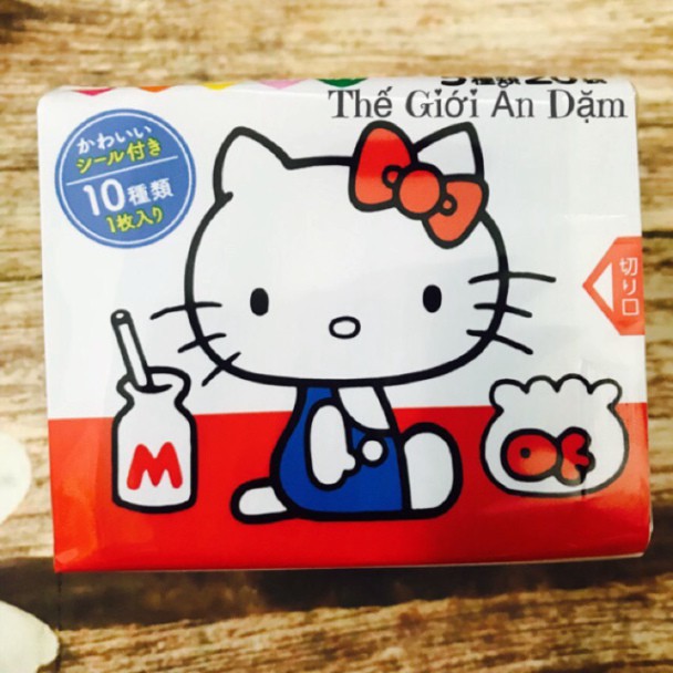 [Mã FMCG8 giảm 8% đơn 500K] Gia vị rắc cơm Kitty 20 gói nhỏ với 5 vi khác nhau