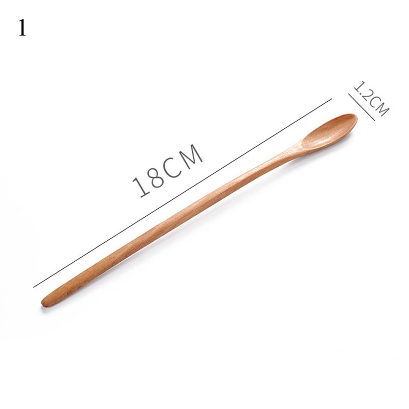 CREATIVE Muỗng Gỗ Kiểu Dáng Đơn Giản Tiện Dụng Tableware Tools
