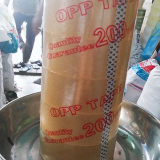 [6 CUỘN/1 CÂY] Băng keo 200Yard Trong