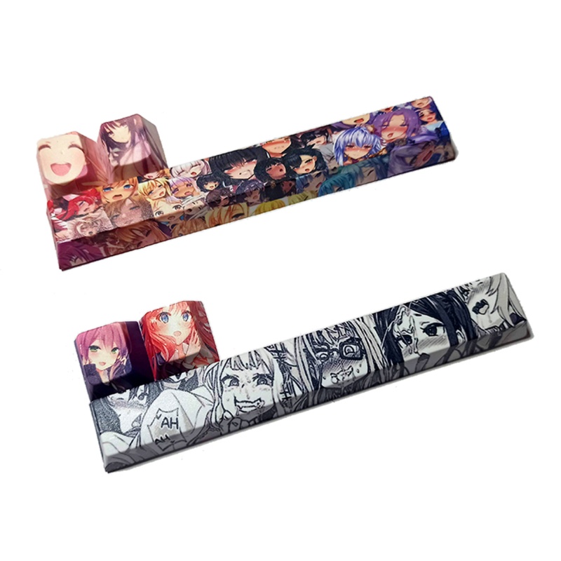 zzz 3pcs Personalized Keyboard Keycap Cherry Profile 6.25U Space Esc Keycap Anime