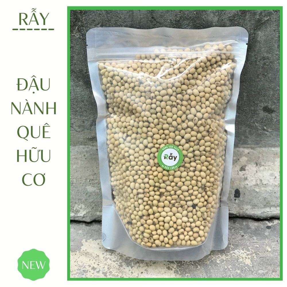 [1 KG] Đậu Nành Đaklak (Đỗ tương) - Hạt nhỏ không biến đổi gen dân trồng dùng nấu sữa/ngũ cốc