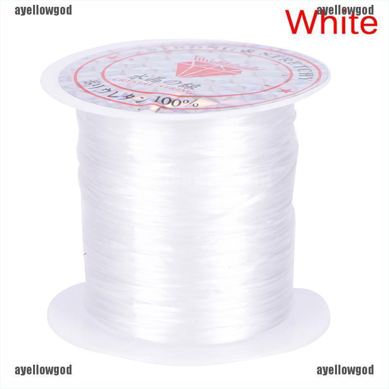 Cuộn Dây Xỏ Hạt Pha Lê Co Giãn 0.8mm Dùng Làm Trang Sức Thủ Công DIY