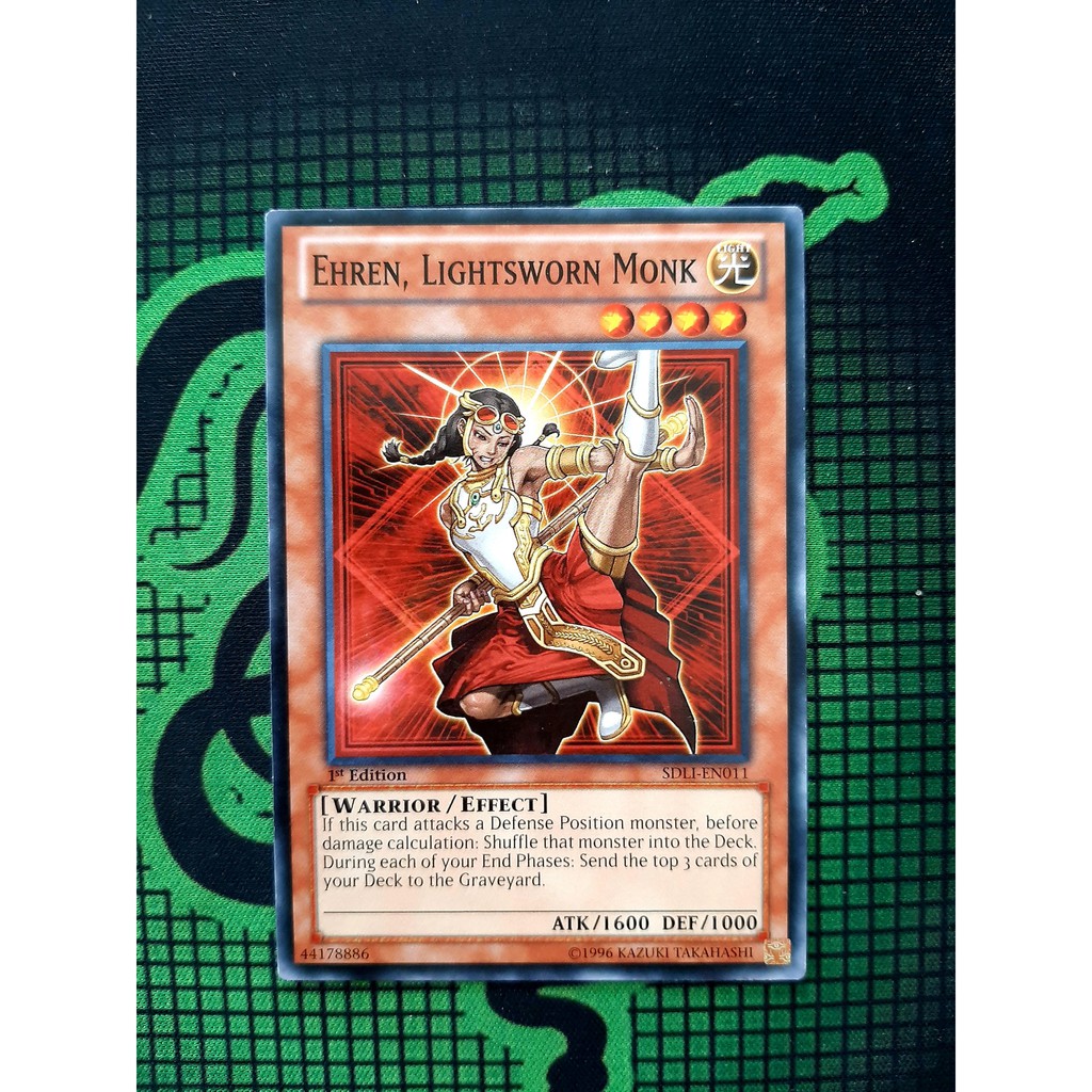 THẺ BÀI YUGIOH Monster Ehren, Lightsworn Monk