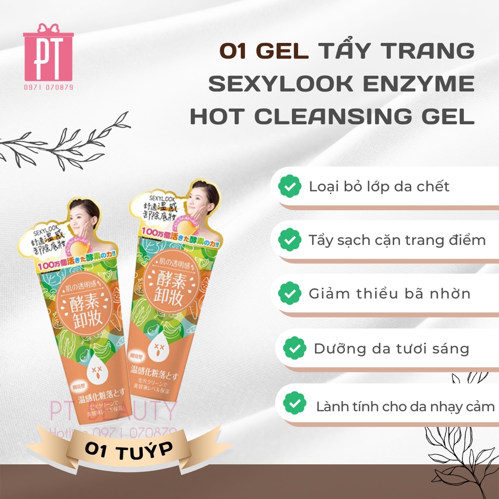 [CB17] Combo Sexylook 4 Miếng Mặt Nạ Và Tuýp Gel Tẩy Trang