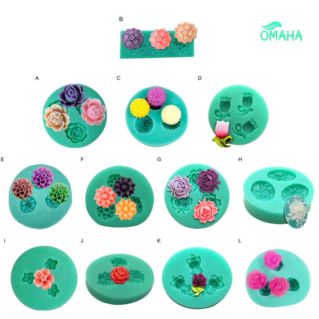 Khuôn Silicone Tạo Hình Làm Bánh Kẹo 3D Lãng Mạn