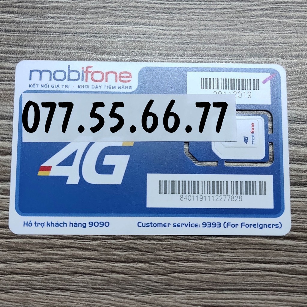 Sim số đep Mobifone phong thủy, cặp gánh